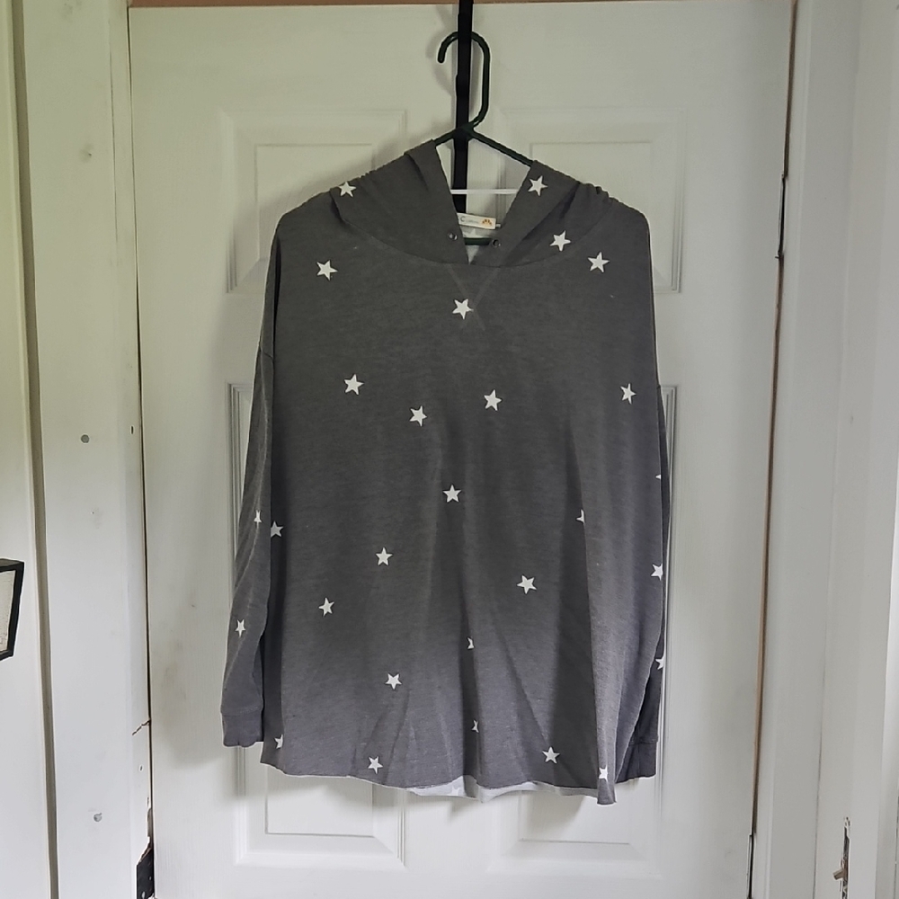 Gray Star Hoodie